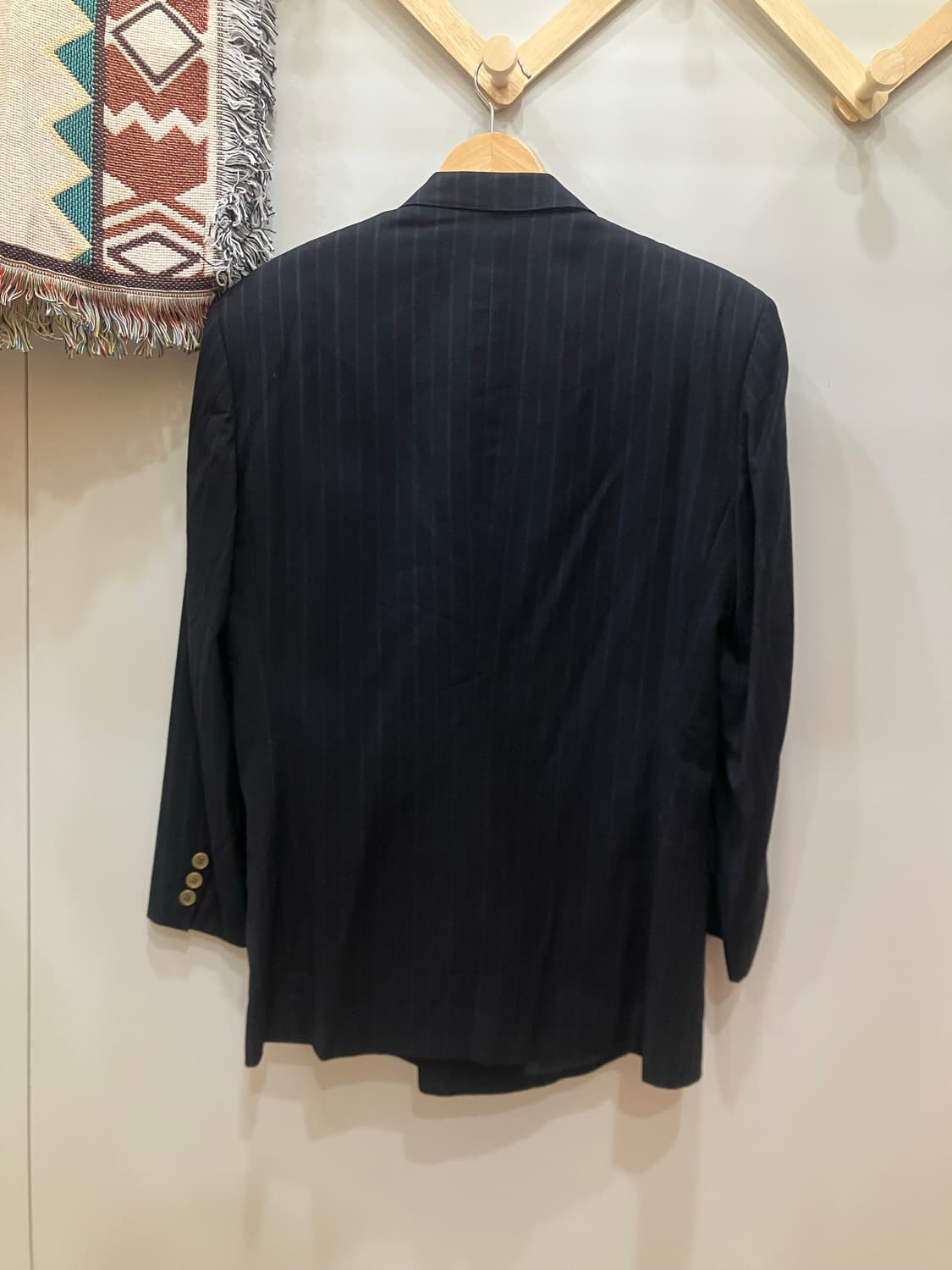 90s Paul smith 폴스미스 스트라이프 더블 블레이저 자켓 상품이미지2