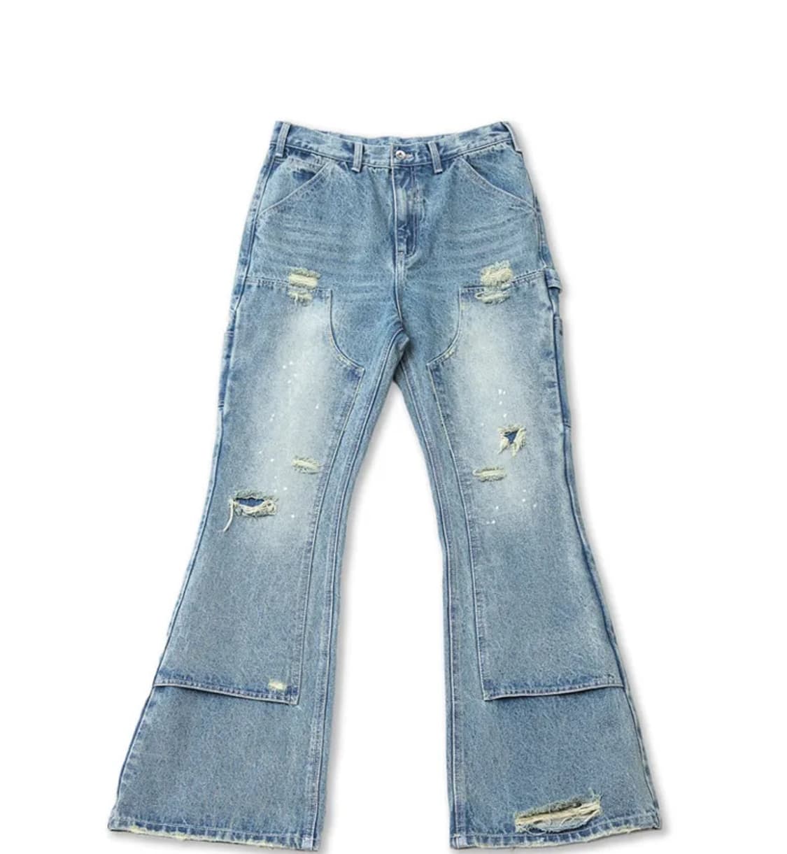 스키즘인듀싱 더블니 부츠컷 블루 M 상품이미지4