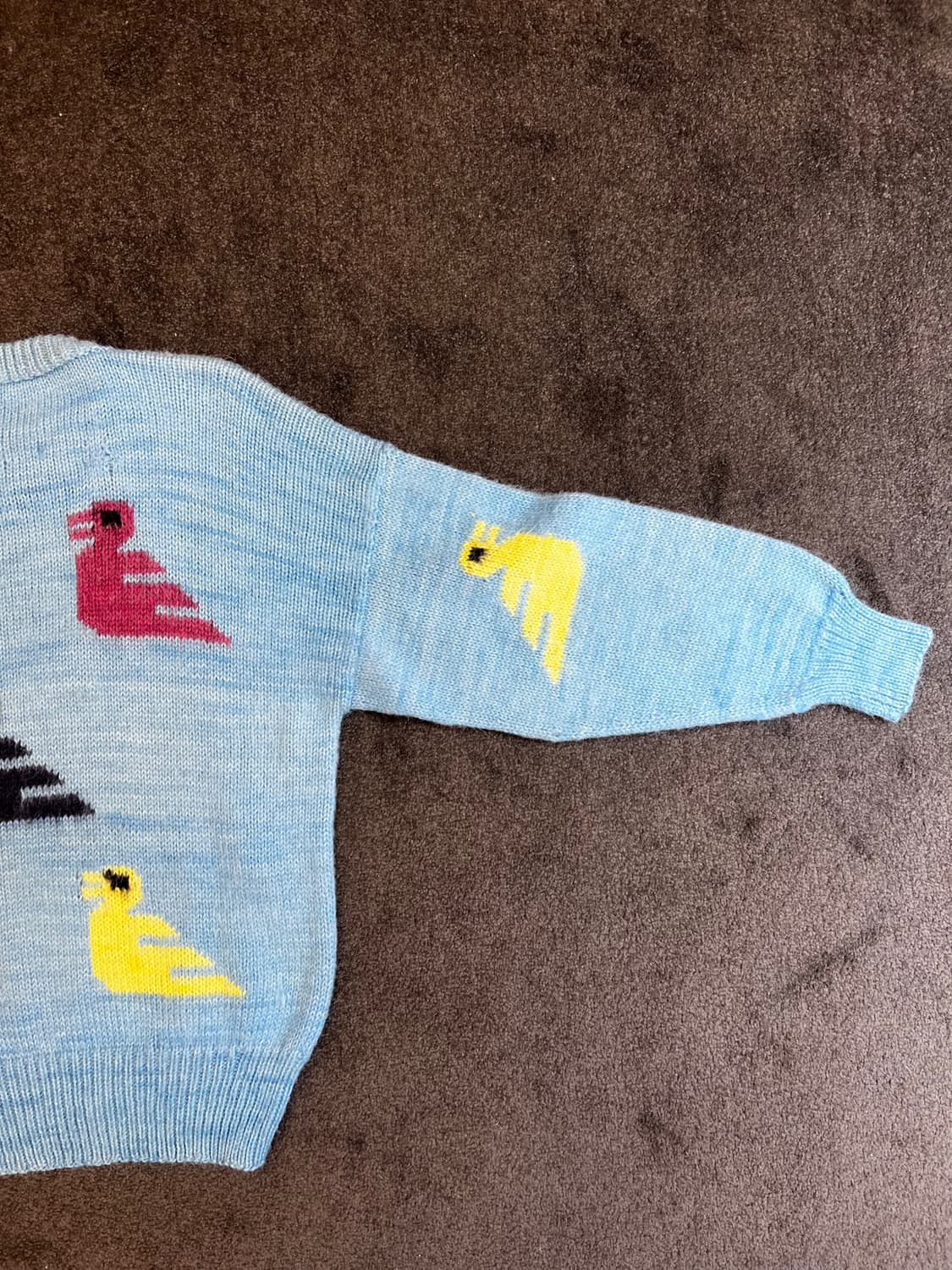 새 모티브 니트 스웨터 상품이미지6