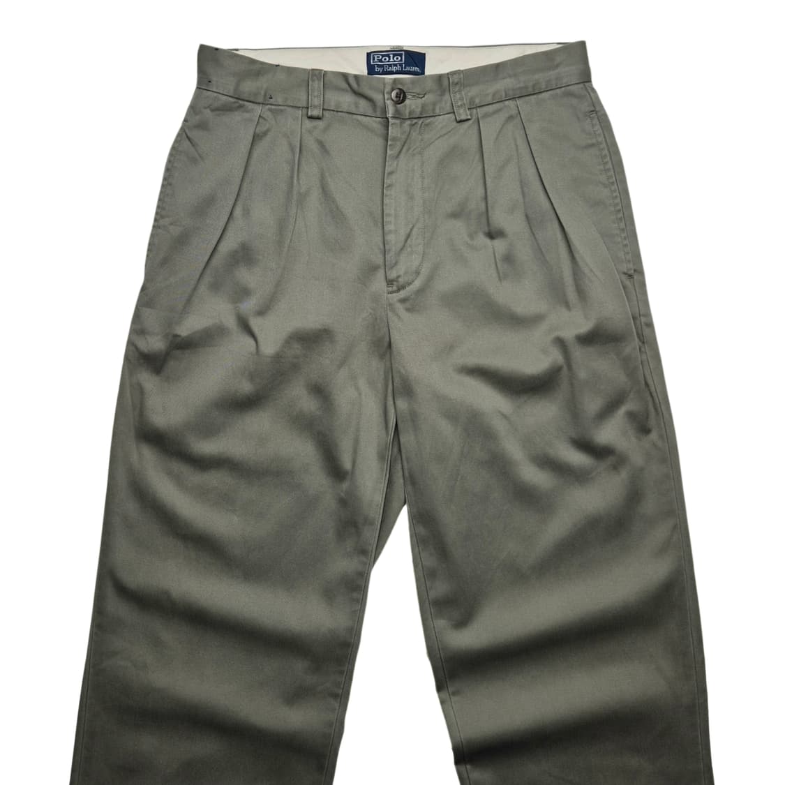 [30x34] 폴로 랄프로렌 00s 투턱 치노팬츠 라이트카키 상품이미지3