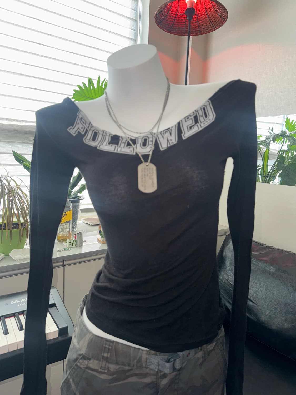 Followed Stone Top (Black) 상품이미지2