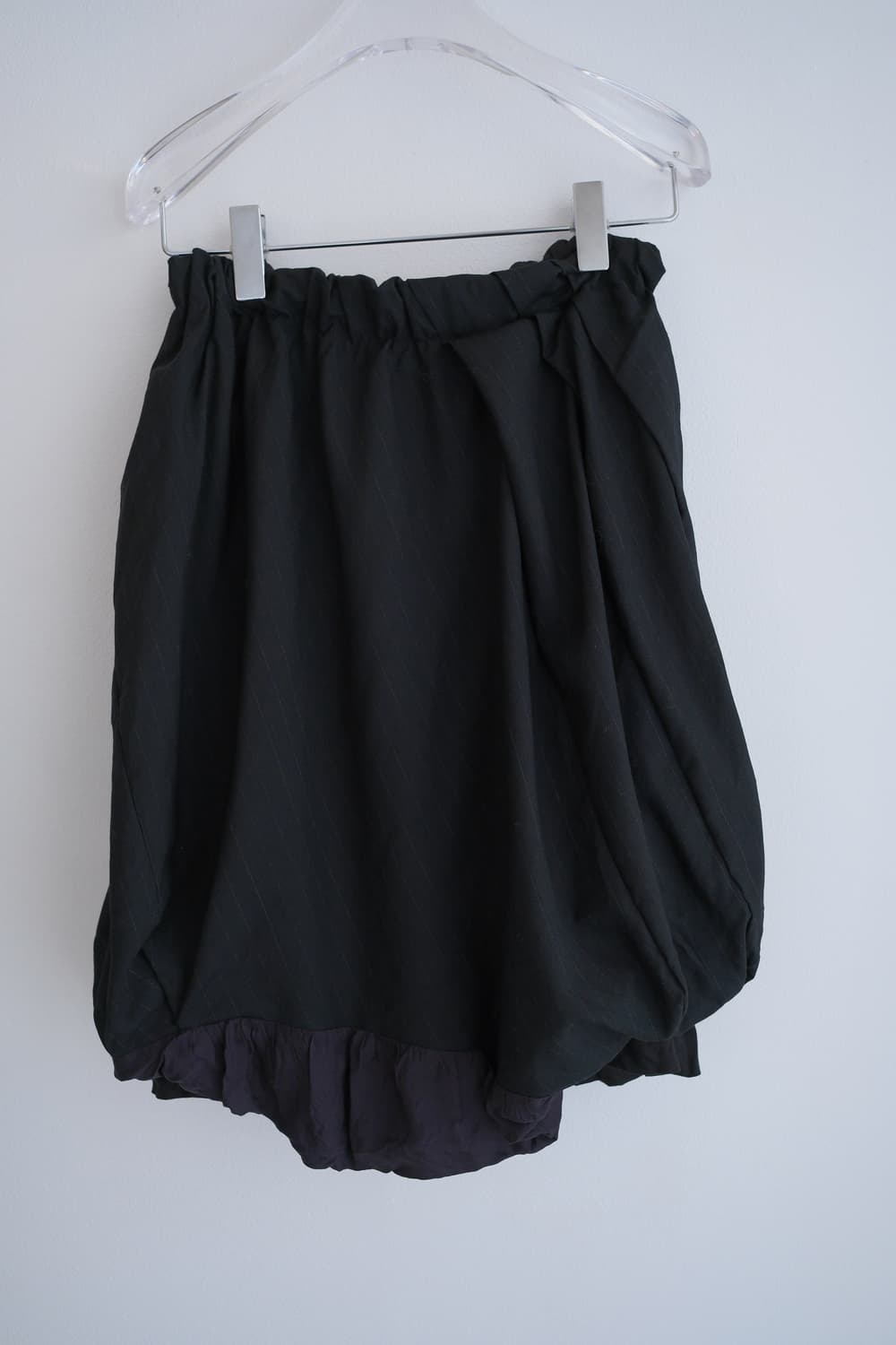 Tuck detail stripe balloon layered skirt 상품이미지9