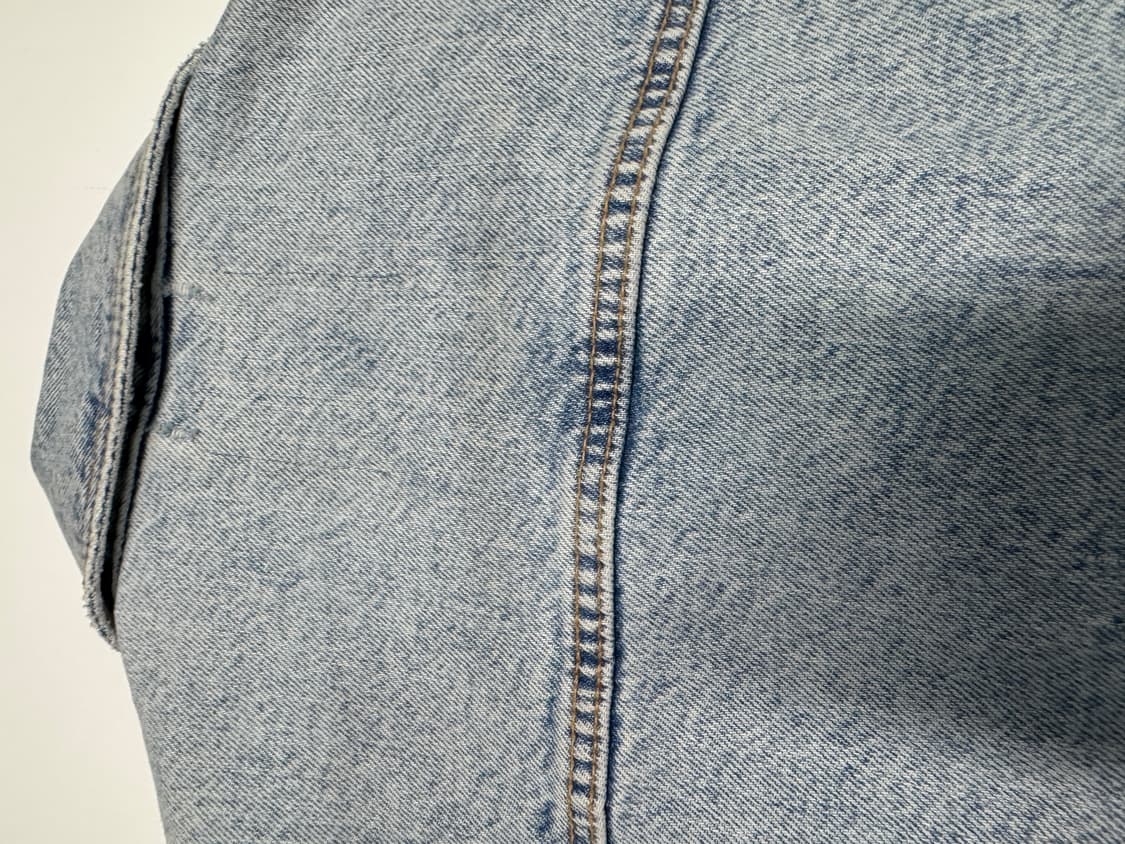 여성 자라 ZARA 연청 크롭 데님자켓 상품이미지5