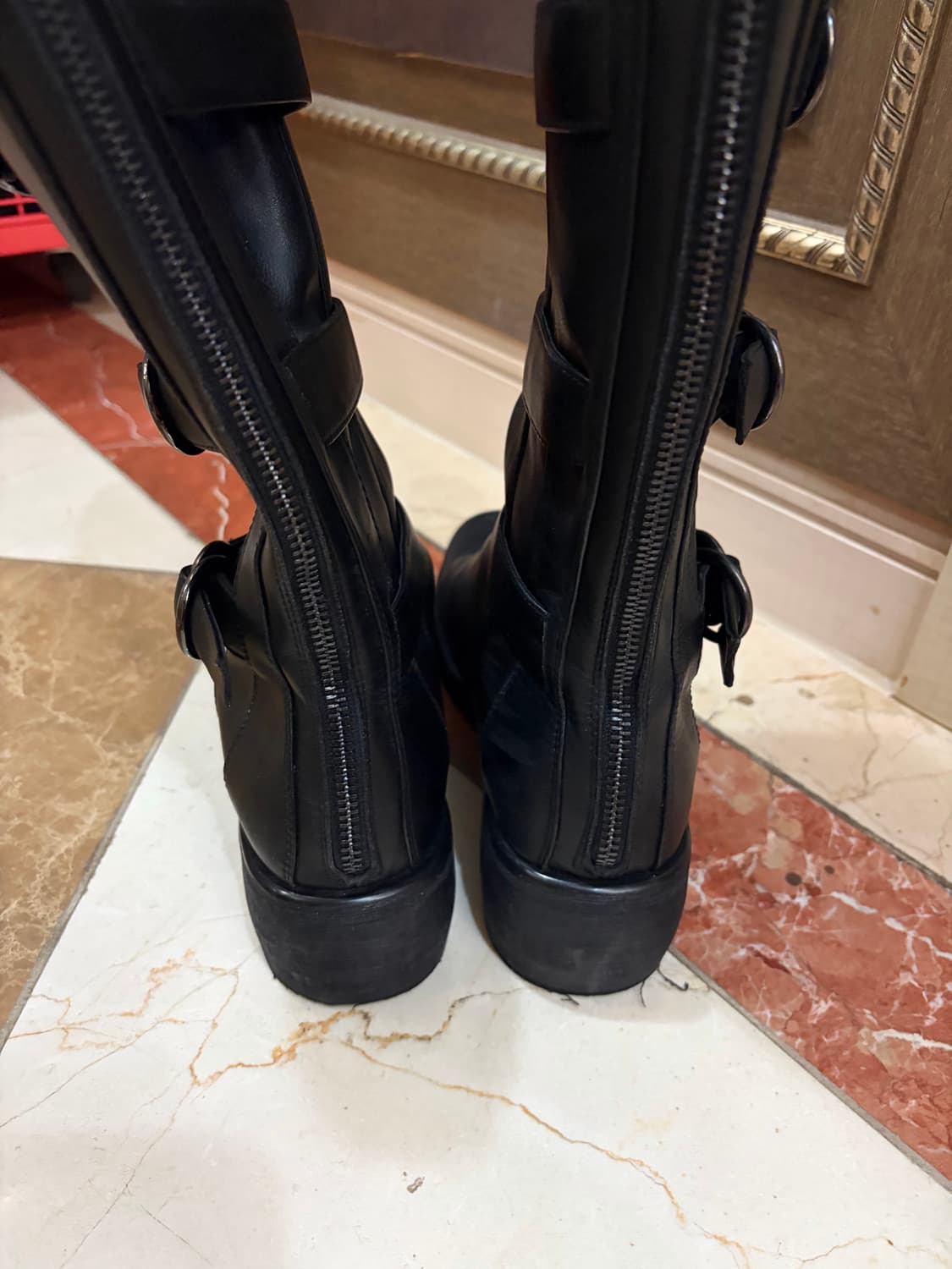 이크닉 000 3-buckle biker boots 부츠 상품이미지8