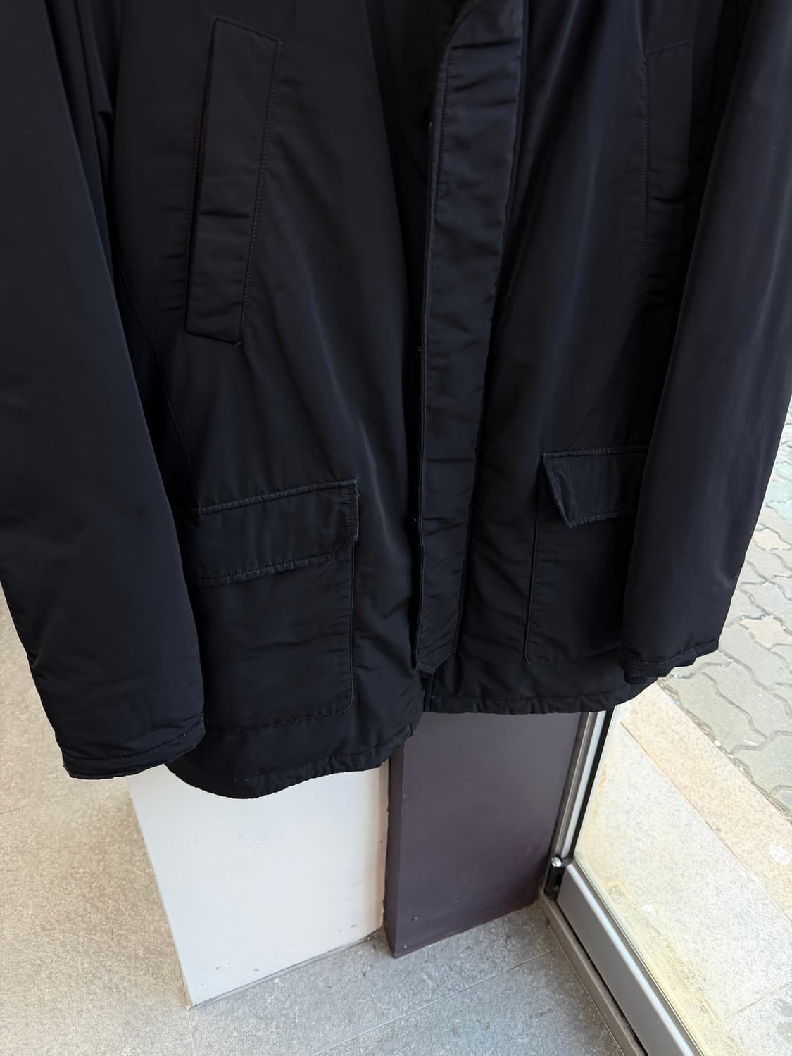 100~105/ 에르노 구스다운 후디드 나일론 패딩점퍼 상품이미지4