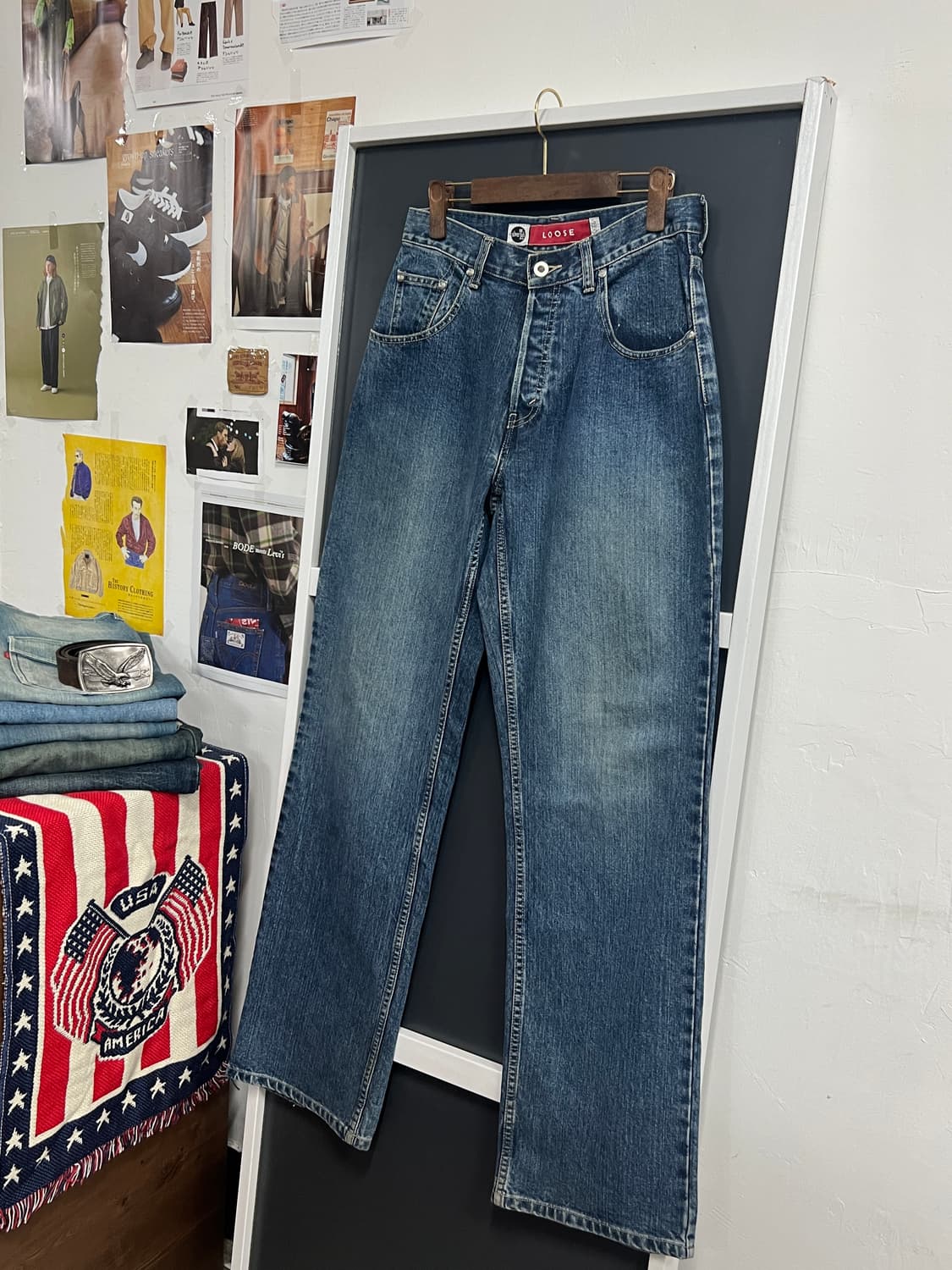 90s Levis 리바이스 실버탭 루즈핏 버튼 플라이 데님 팬츠 상품이미지9