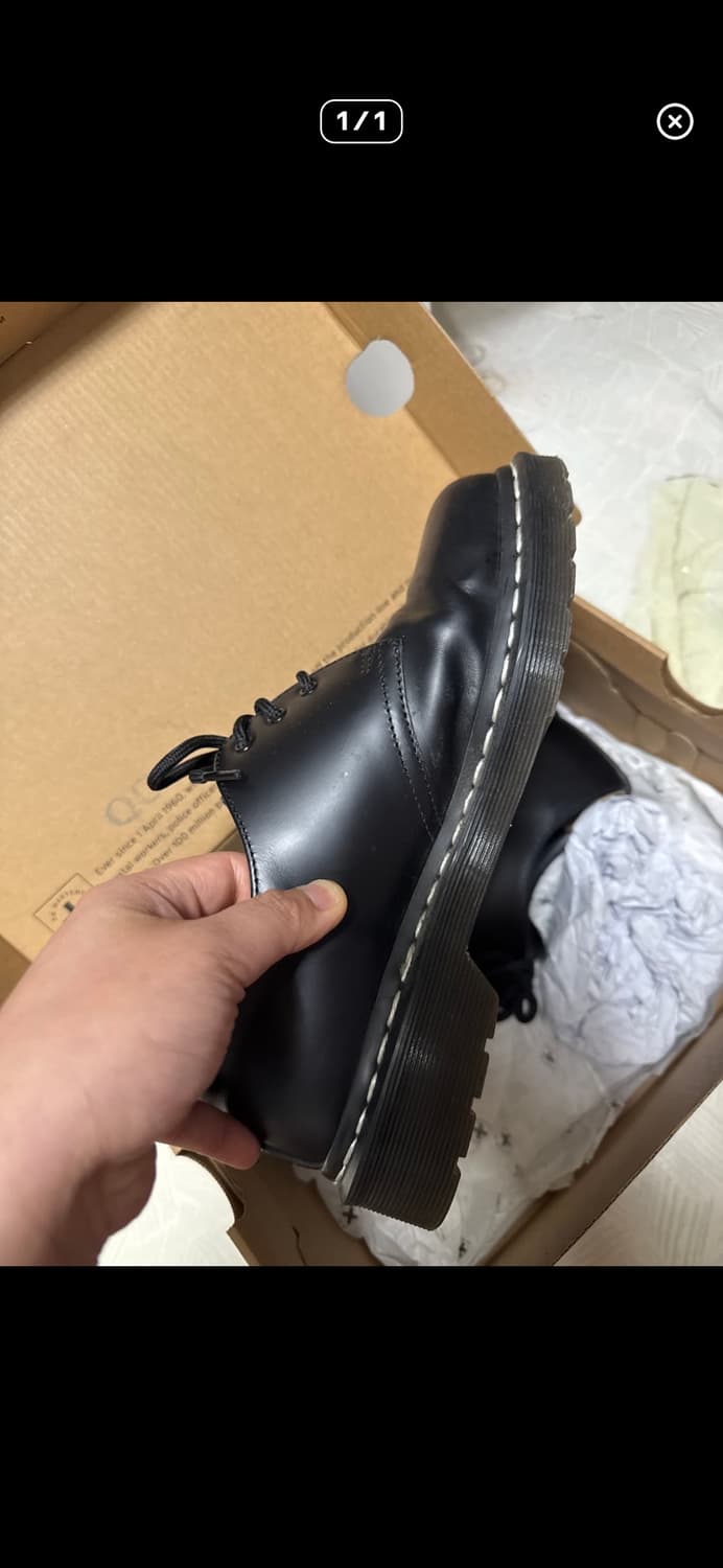 닥터마틴 1461 WS 블랙 스무스 상품이미지5