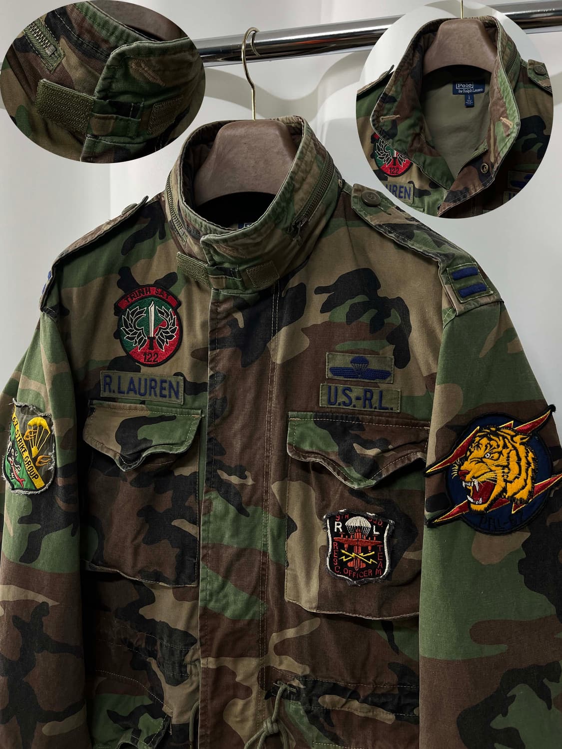폴로 랄프로렌 BDU 베트남전 특수부대 M65 필드자켓 상품이미지6