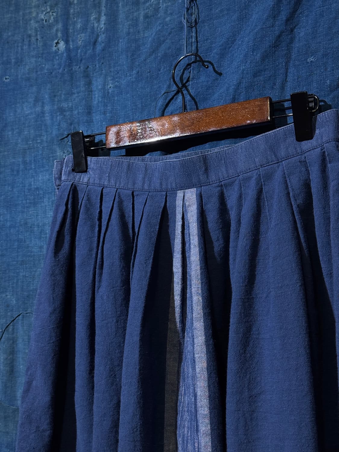 25inch ) ISSEY SPORT Indigo Flare Skirt 상품이미지6