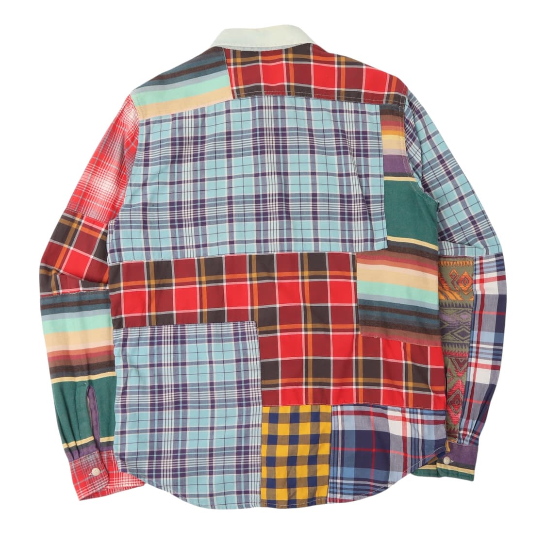 데님앤서플라이 패치워크 체크 셔츠 상품이미지5