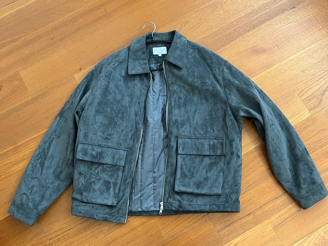 커스텀어클락 스웨이드 블루종 상품이미지1