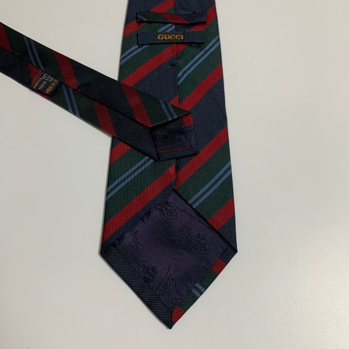 구찌(GUCCI) 레지멘탈 클래식넥타이 명품 100실크 8cm A+등급 상품이미지6