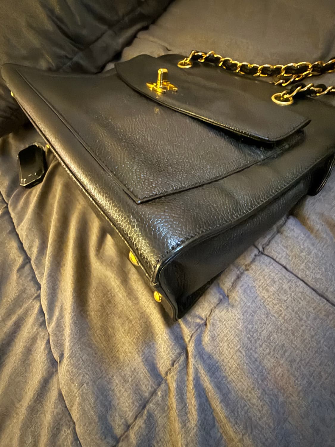 빈티지 케비어 롱체인 플랩 백 상품이미지5