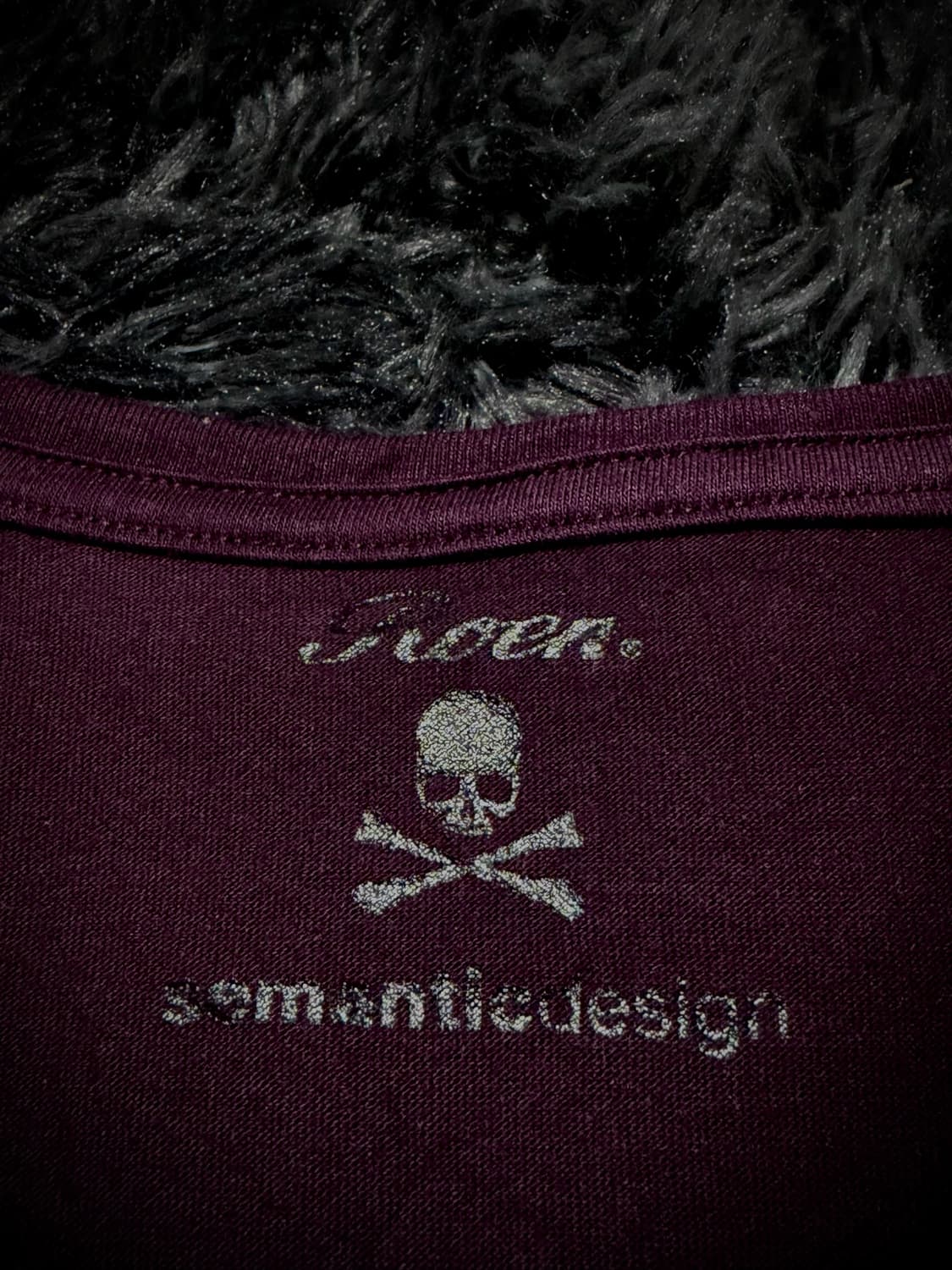 ROEN x Semantic Design 크로스 스컬 그래픽 롱슬리브 상품이미지9