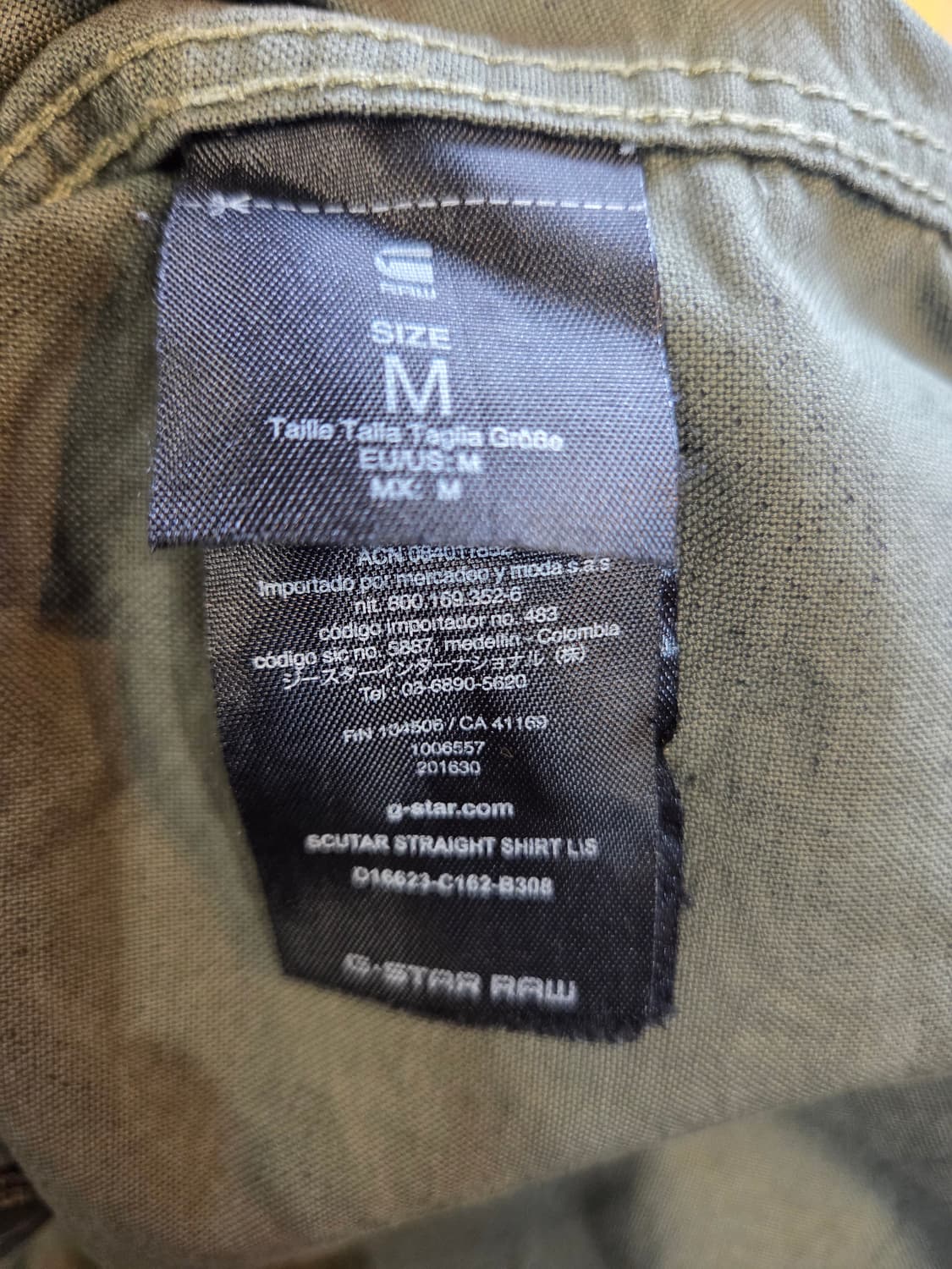 G-STAR  스쿠타 셔츠 M사이(특별할인/디피용/택없음) 상품이미지8