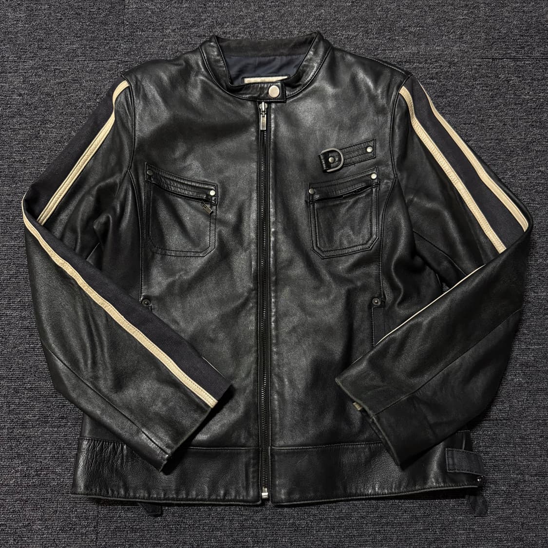 ROBO 빈티지 램스킨 레이싱 가죽자켓 상품이미지1