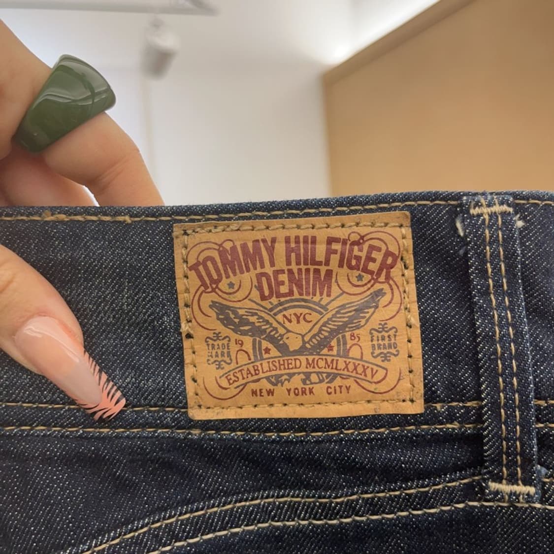 타미힐피거 SONORA 빈티지 워싱 데님 스커트 XS C08269 상품이미지5