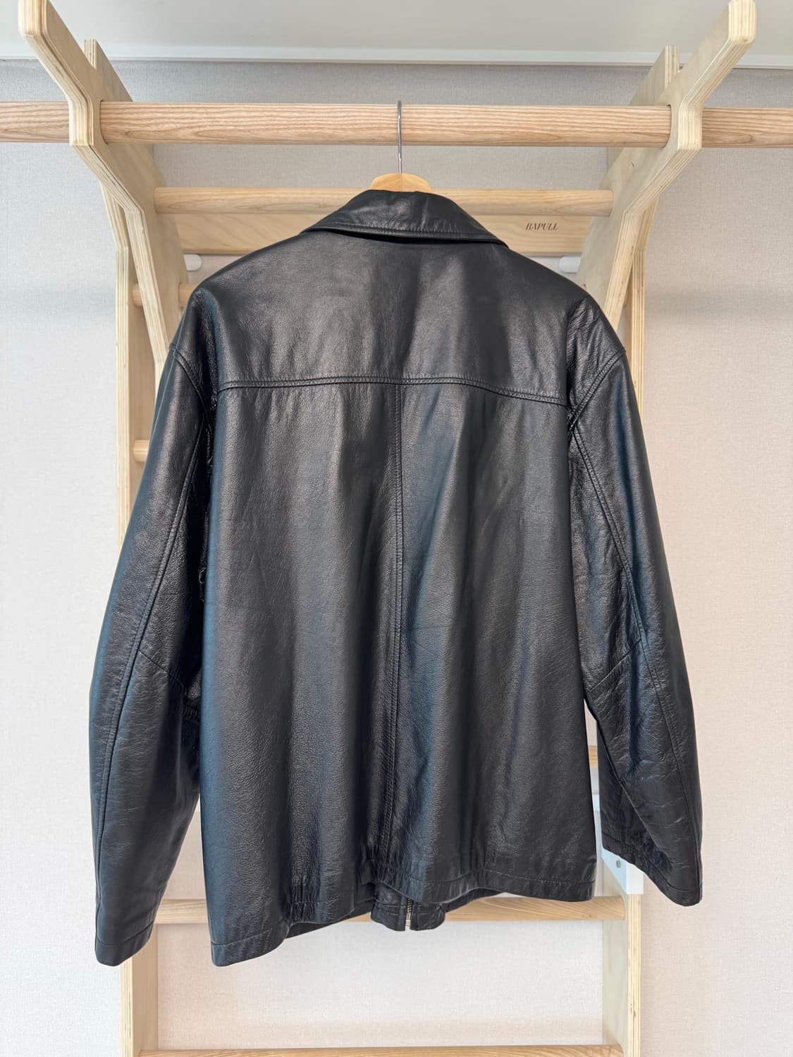 (105)싱글라이더 가죽 자켓 소가죽 상품이미지4