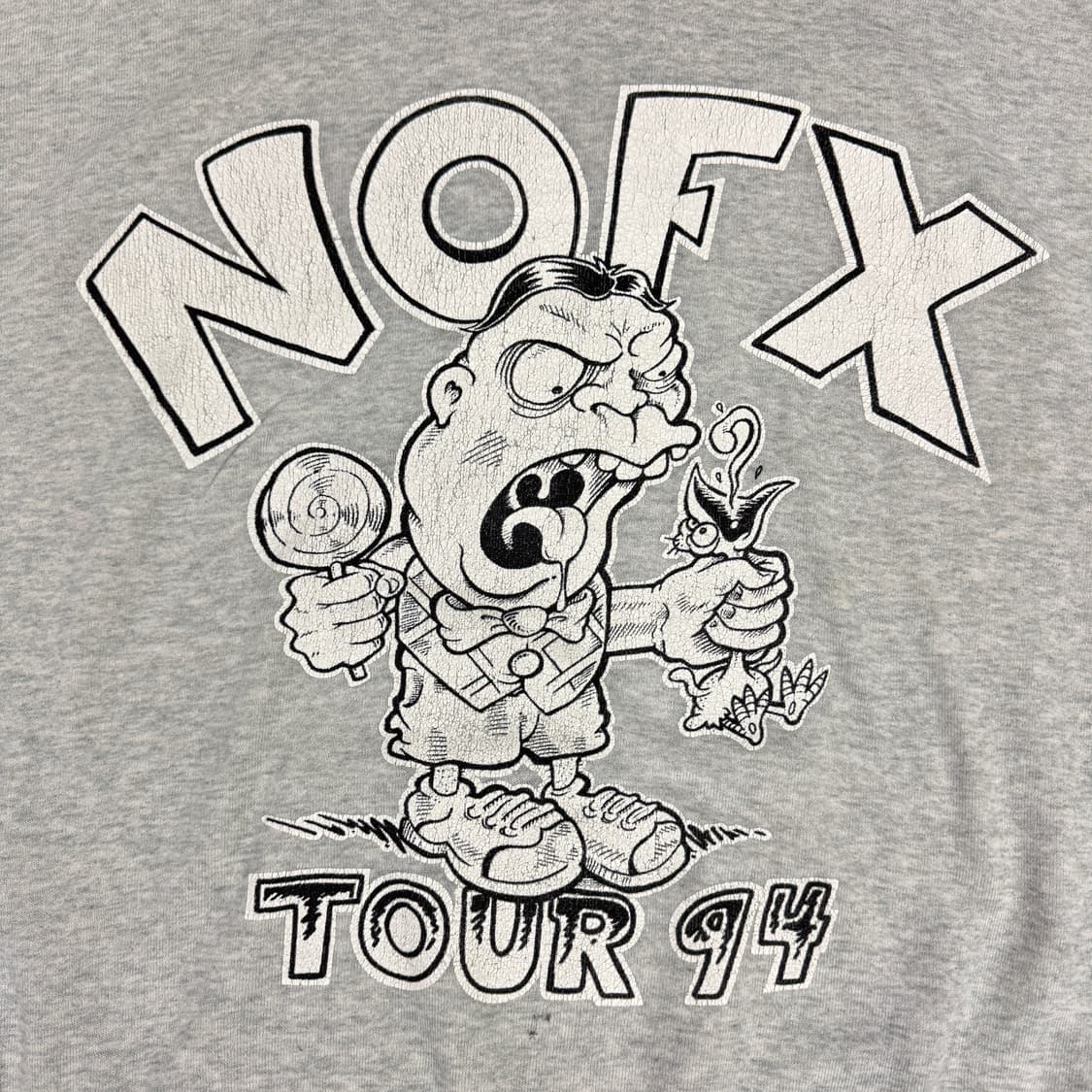 빈티지 90s NOFX Distressed 노에펙스 디스트레스드 후드티 상품이미지7