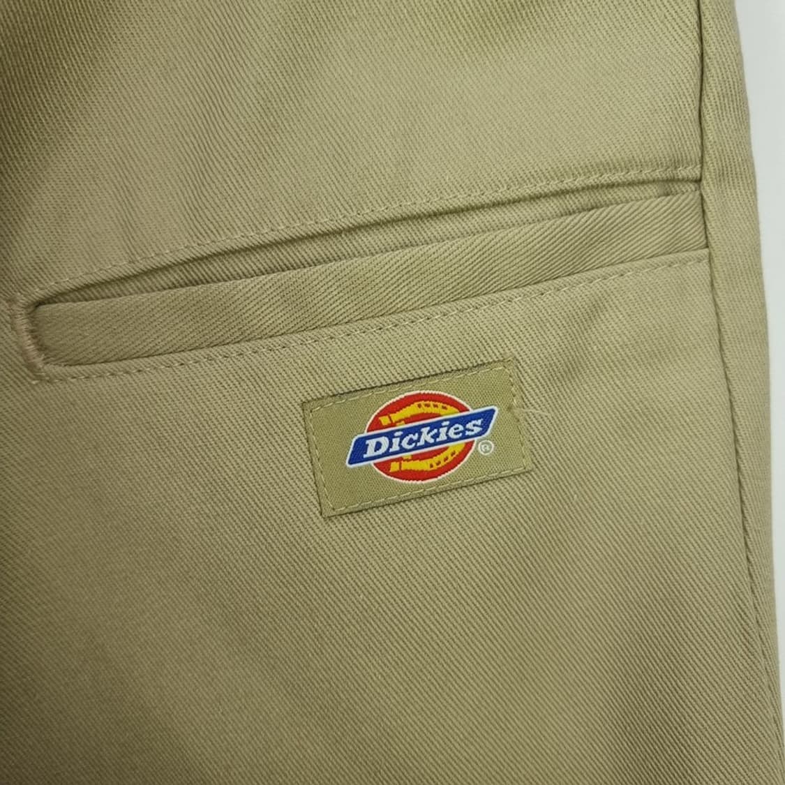 [디키즈] 로고 패치 더블니 워크 팬츠 베이지 M18565 상품이미지6