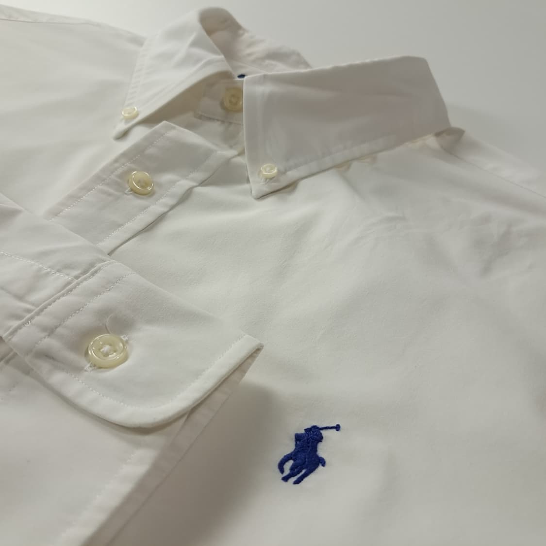 CK409 XL 폴로 퍼포먼스 블루포니 화이트 셔츠 남방 상품이미지4