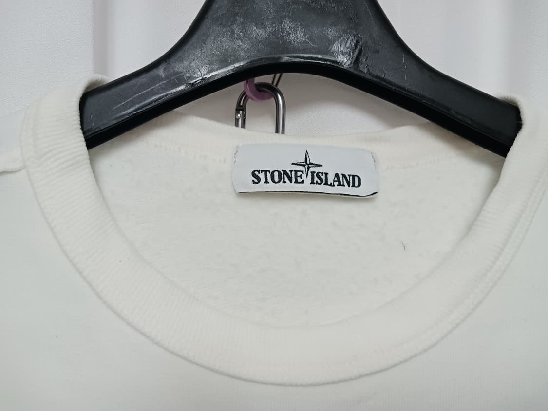 Stone island 스톤아일랜드 화이트 맨투맨 (95) 상품이미지5