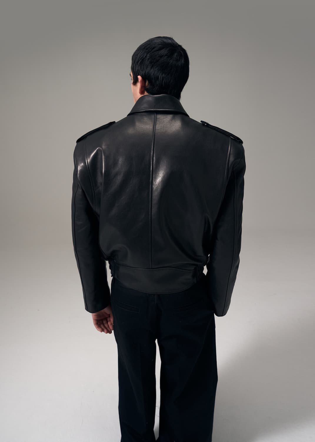 노이스 25SS 클래식 라이더 램스킨 블루종 L 상품이미지7