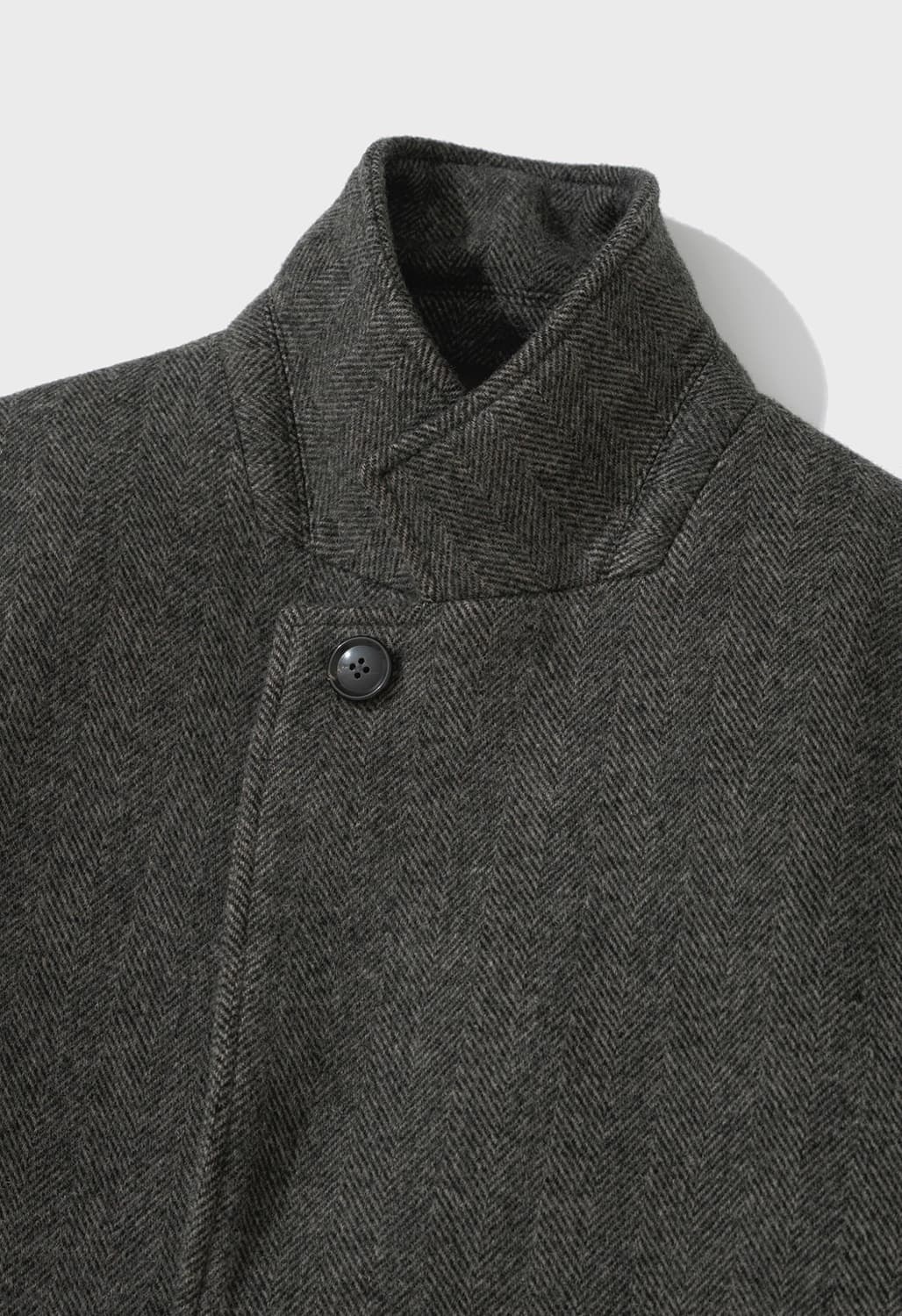 [S]셔터 25FW 싱글 체스터 코트 브라운 상품이미지3