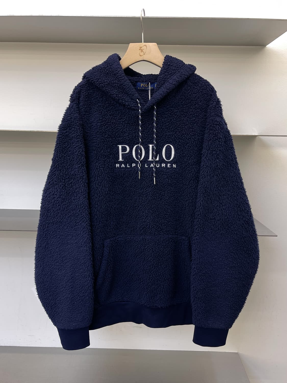 폴로랄프로렌 22fw QR 라벨 플리스 후디 상품이미지1