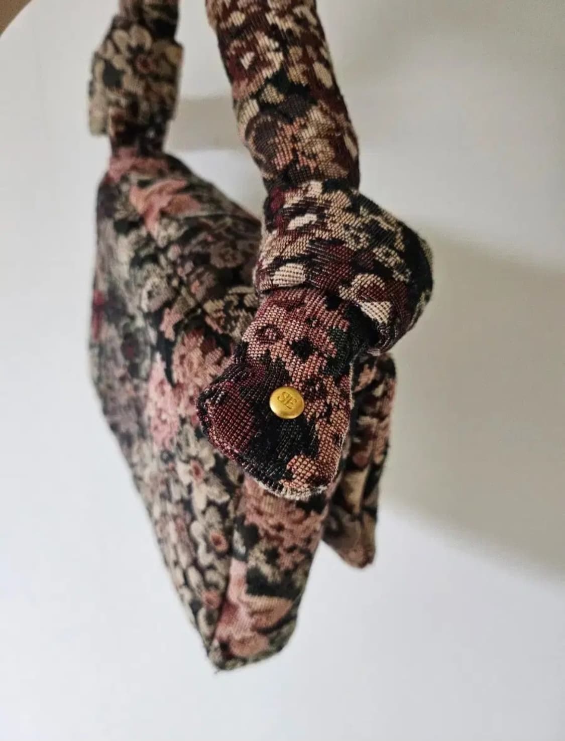 시엔느 빈티지 자카드 플라워 백 상품이미지10