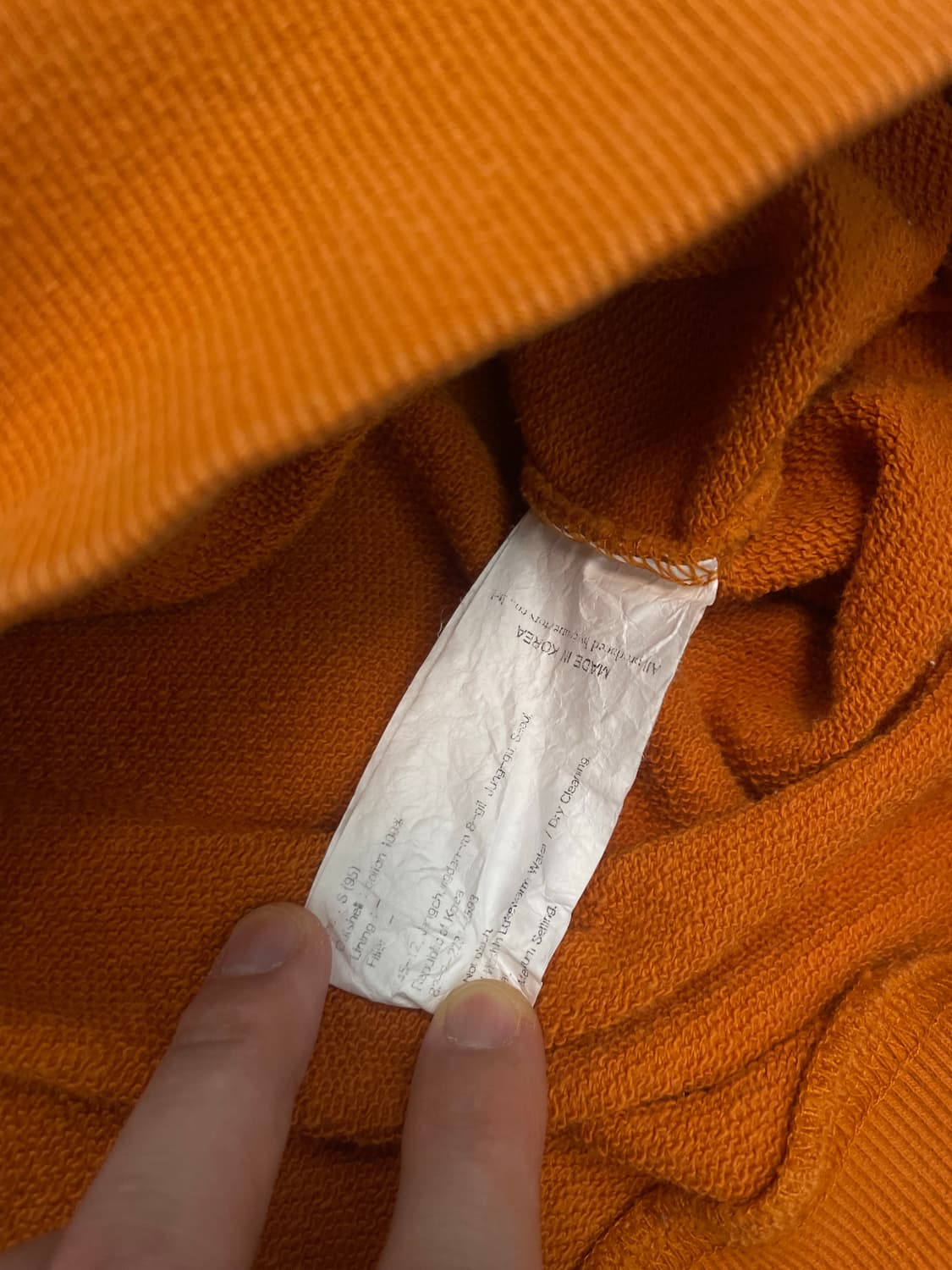 유니폼브릿지 1960 맨투맨 오렌지 상품이미지5