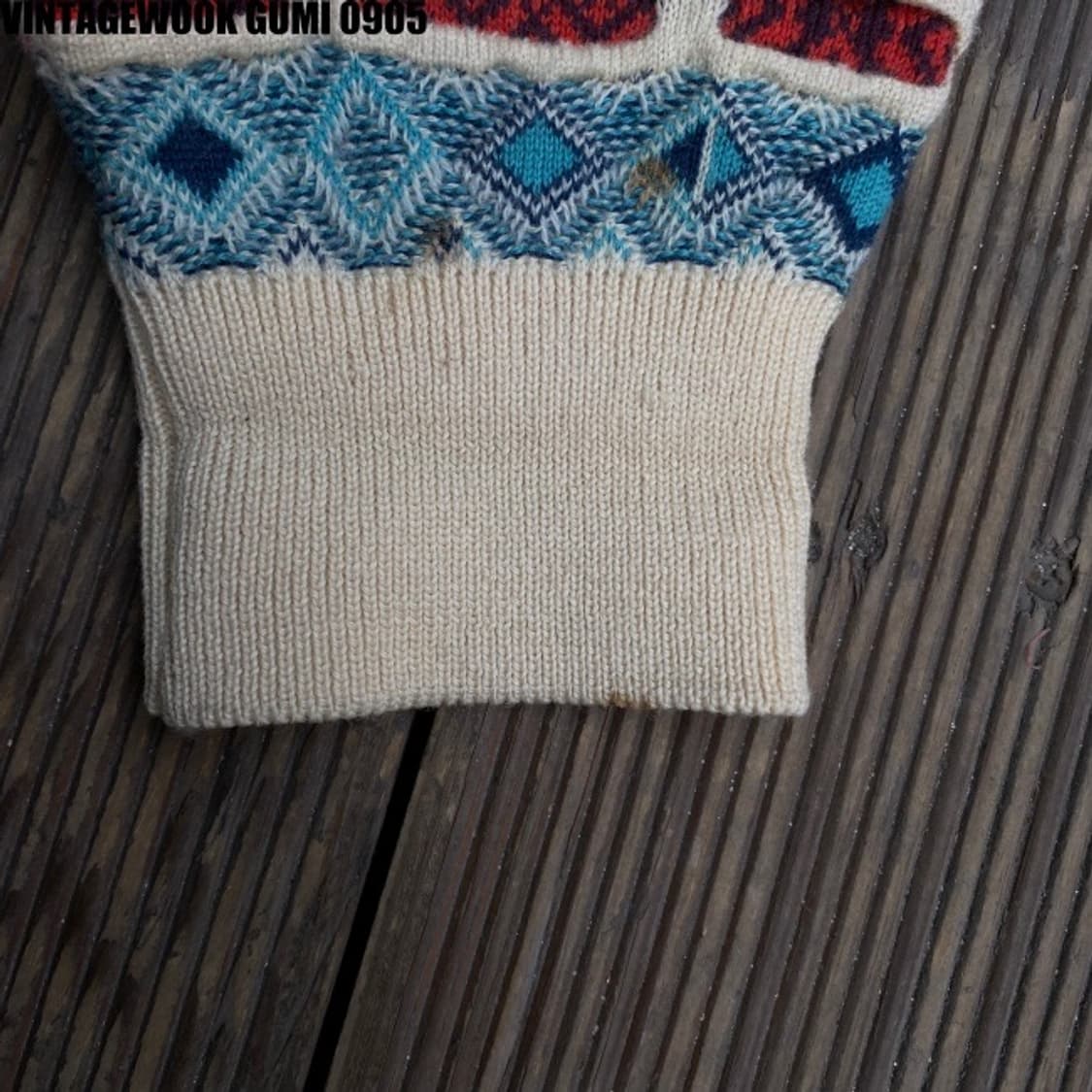 빈티지 케이블 니트 가디건 상품이미지3