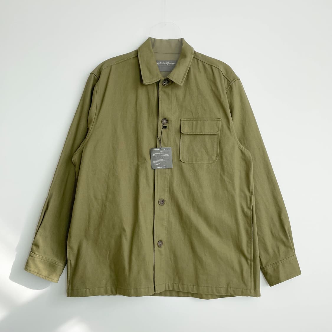 D2 에디바우어(Eddie Bauer)의 올리브 카키 워크 셔츠 재킷 1 상품이미지1