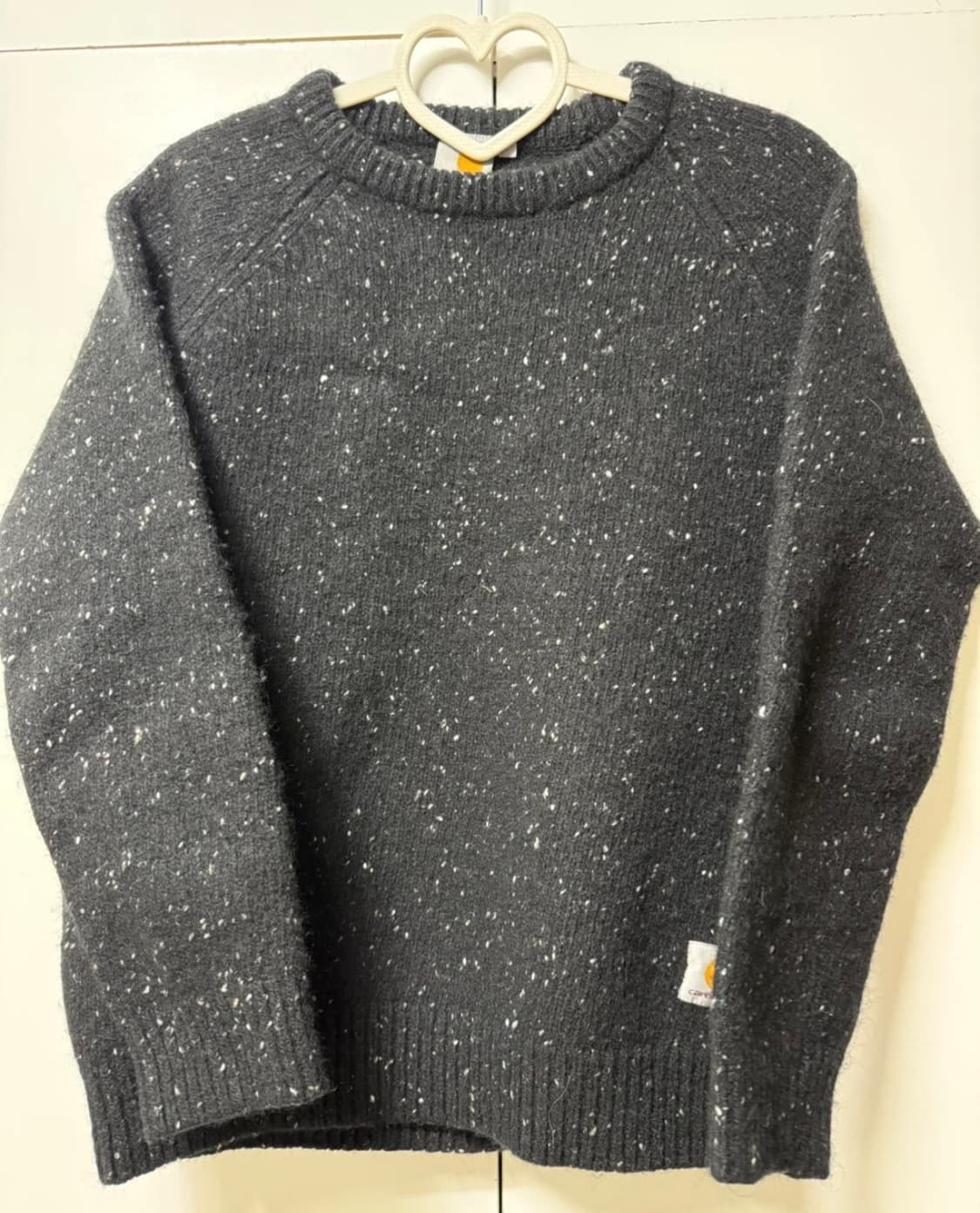 칼하트 WIP 앵글리스틱 스웨터 블랙 스페클 상품이미지3