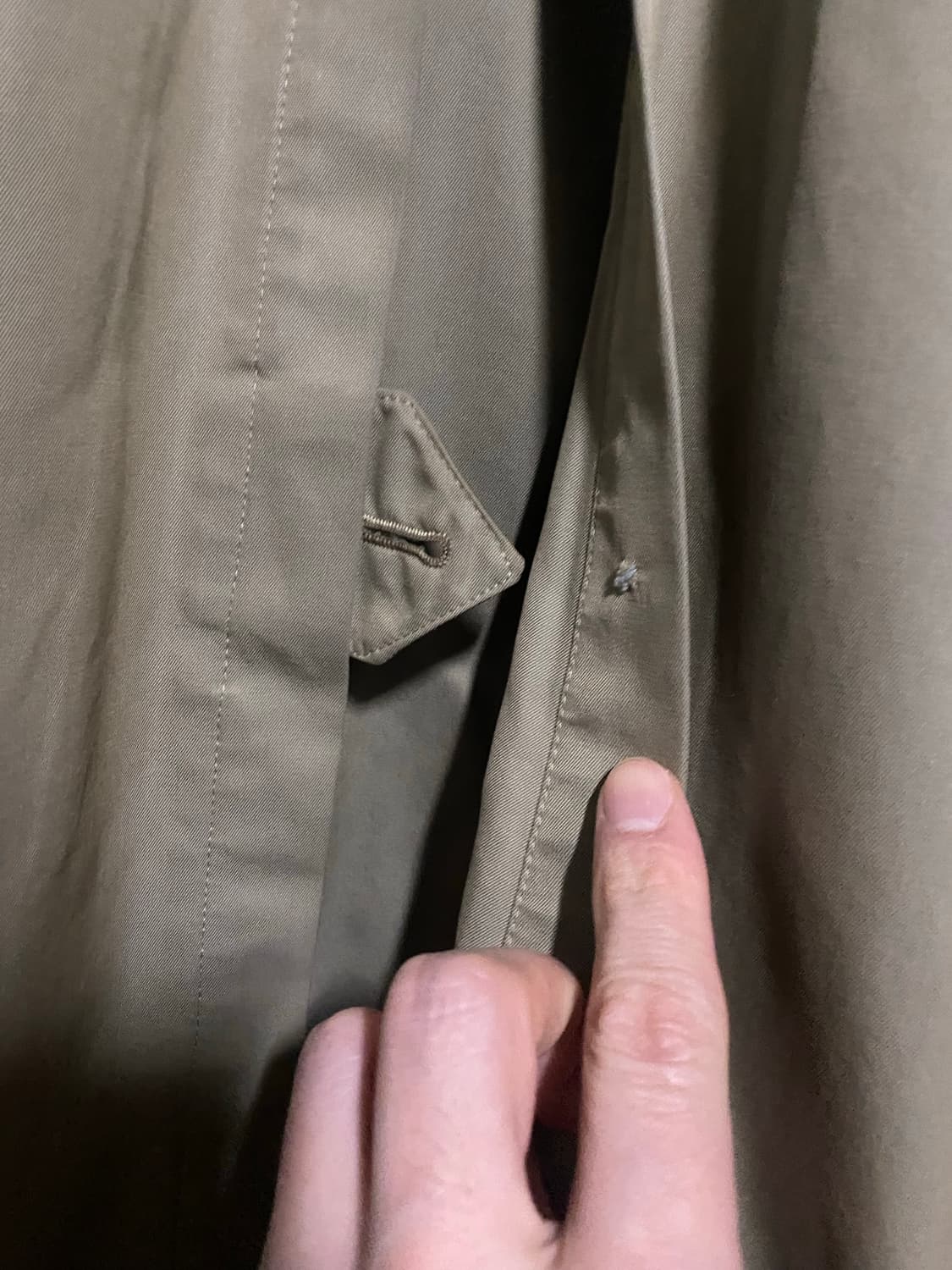 소장품정리. 버버리 원패널 개버딘 트렌치코트 상품이미지10