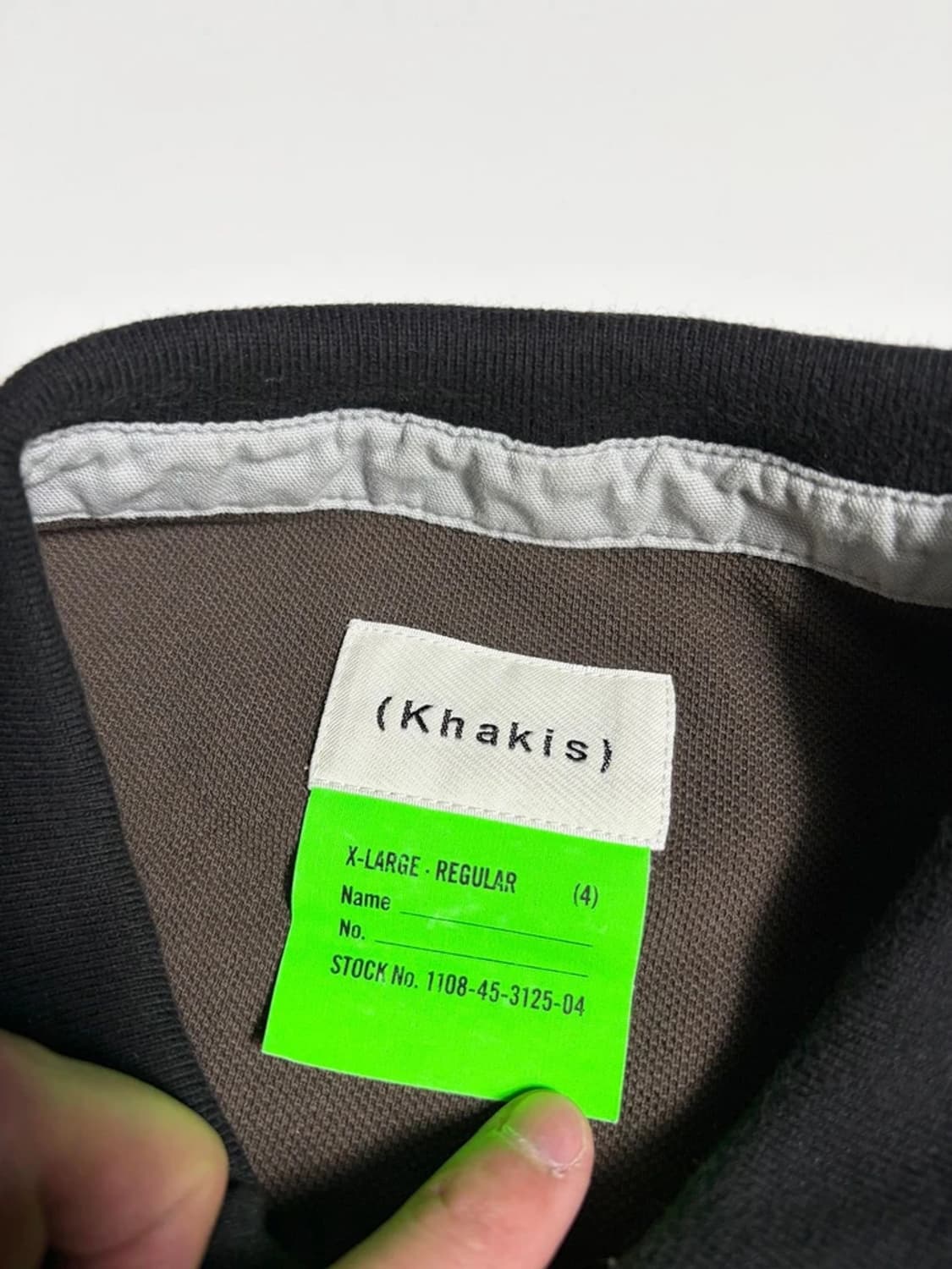 카키스 캠퍼스 코튼 폴로 반팔 티셔츠 R1488 상품이미지4