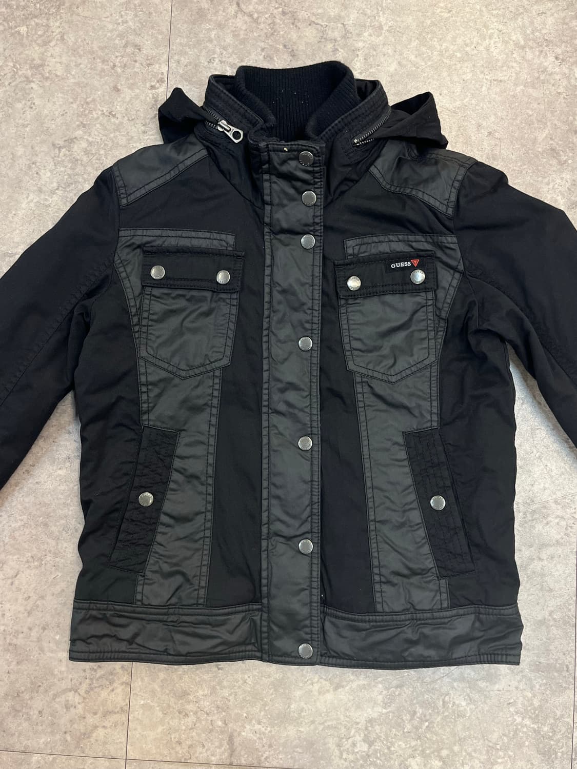 게스 버튼 자켓 블랙 S #csz2657 상품이미지5