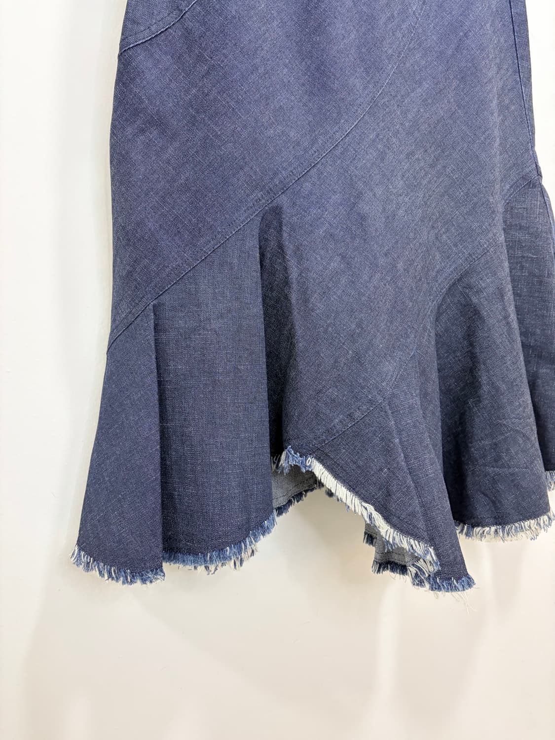 사선 데님 스커트 치마 상품이미지4