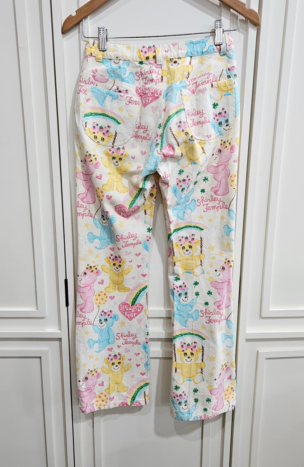 곰돌이 패턴 바지 상품이미지6