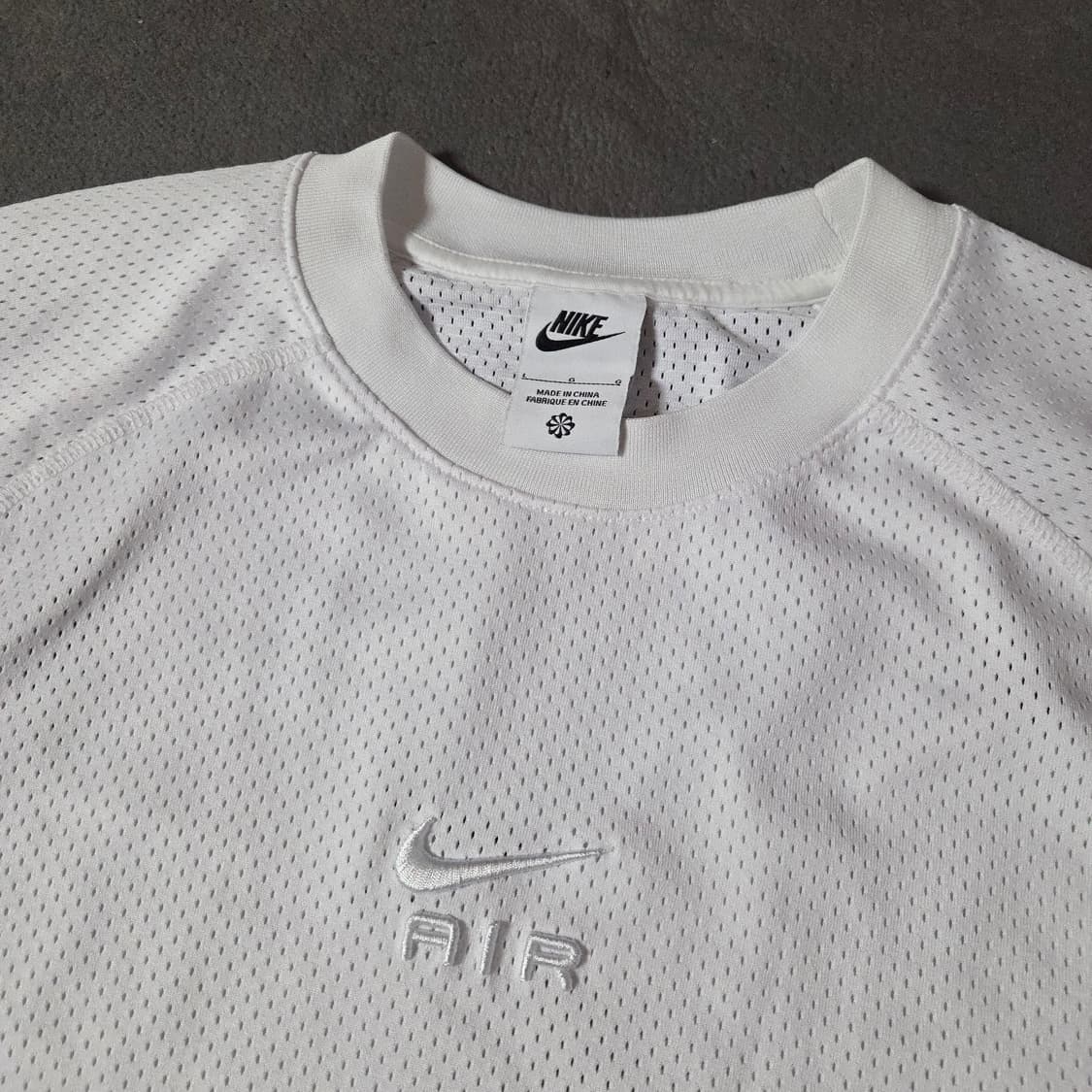 나이키 에어 오버사이즈 메쉬 탑 반팔 져지 L 상품이미지4