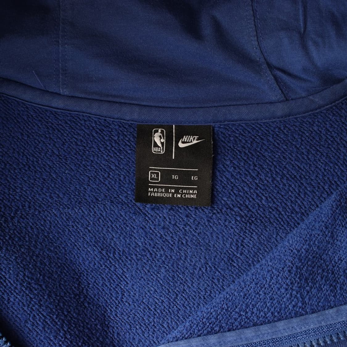 나이키 NBA 뉴욕닉스 블루 스웻 후드집업 XL 상품이미지5