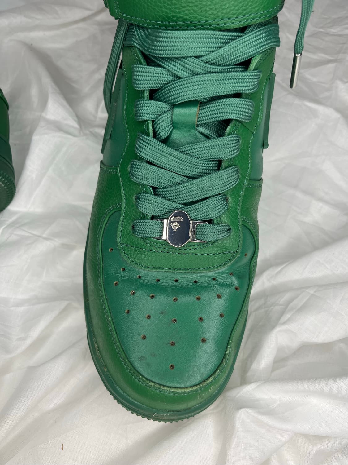 베이프 베이프 스타 미드 벨크로 레더 스니커즈 상품이미지7