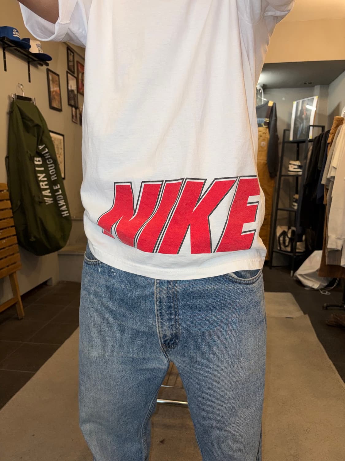90’s Nike USA Hem swoosh logo T-shirt 상품이미지5