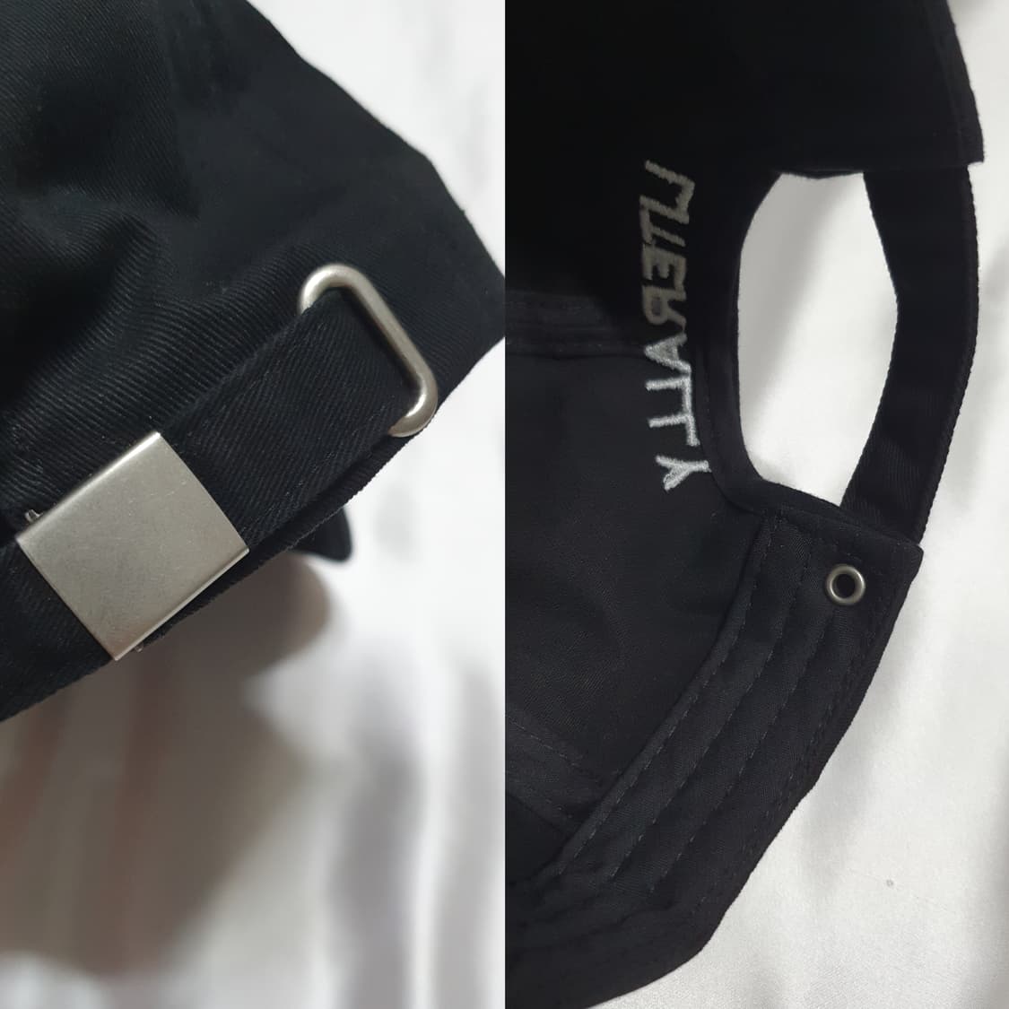 블랙 레터링 no fun 로고 볼캡 모자 상품이미지7