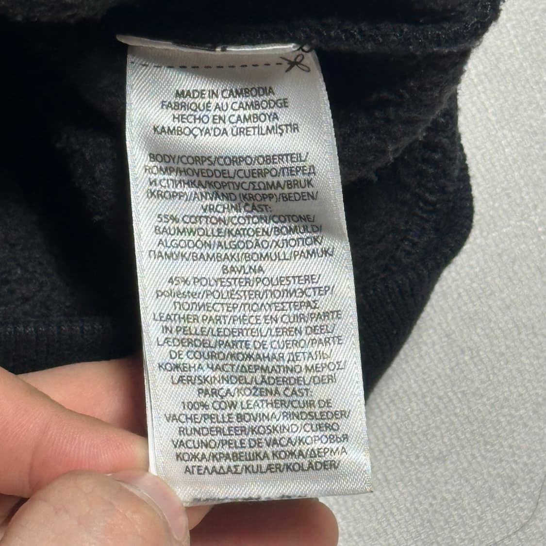 XS 폴로랄프로렌 빅포니 블랙 기모 맨투맨 상품이미지6