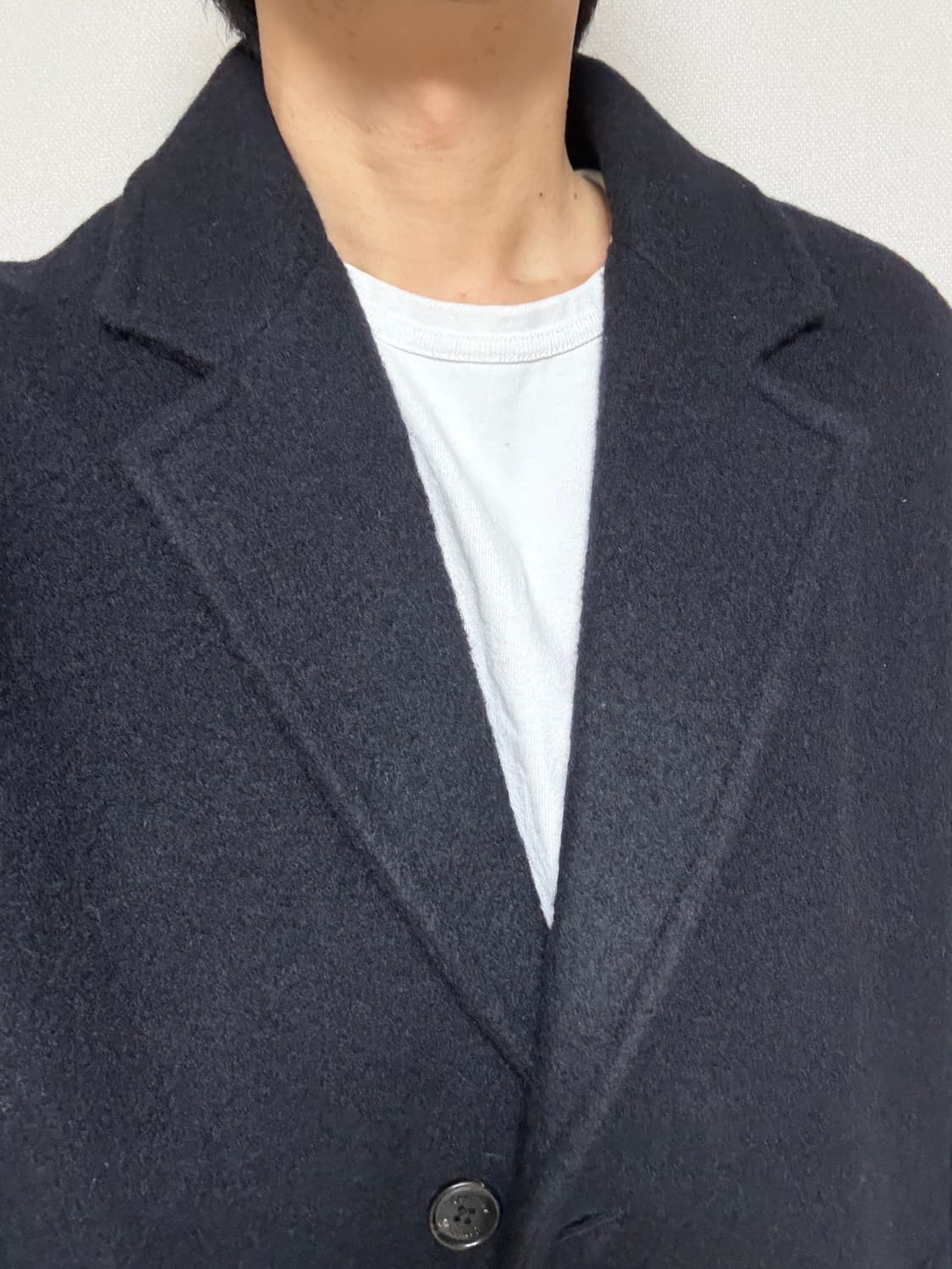 커버낫 쓰리버튼 싱글코트 L사이즈 네이비 상품이미지3