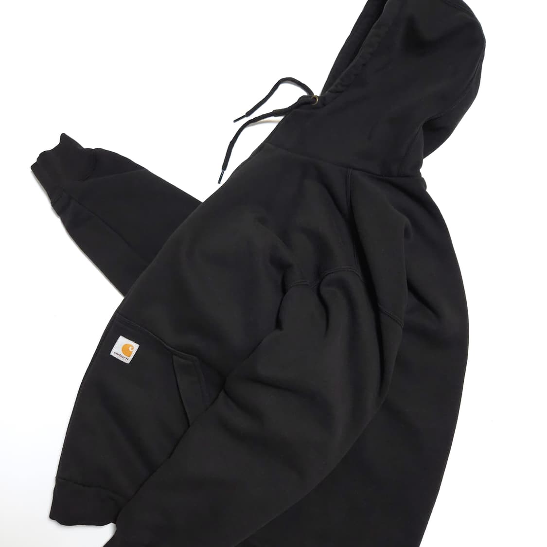 칼하트 레인디펜더 써멀 후드집업 자켓 블랙 상품이미지3