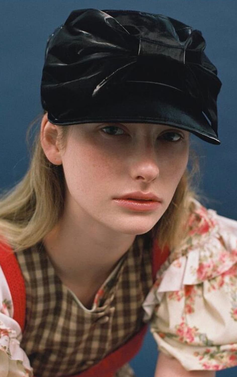 어썸니즈 / 벨보이 캡 리본 블랙 상품이미지1