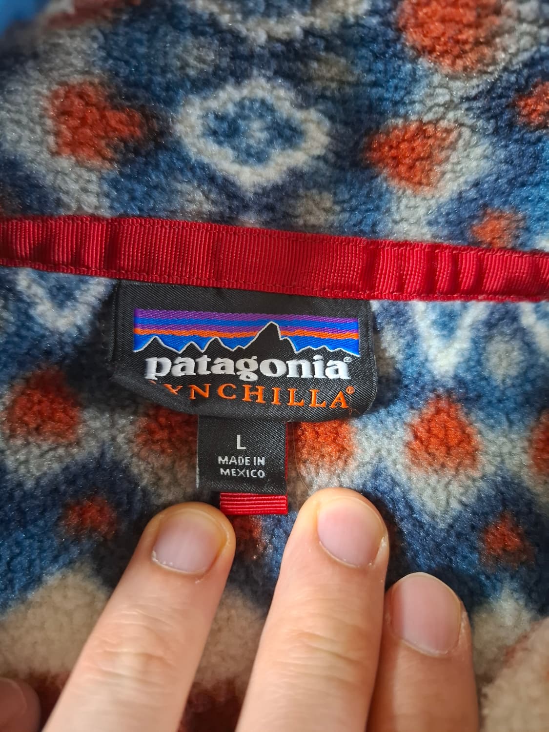 L 파타고니아 신칠라 헤비웨이트 패턴 플리스 풀오버 상품이미지3