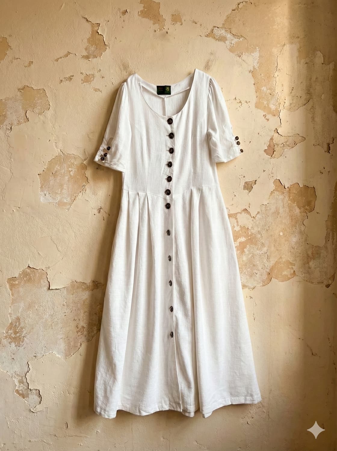 독일 Pure White Linen Dress  상품이미지1